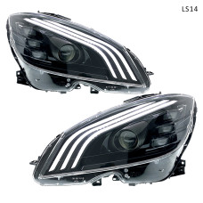 Тунинг LED фарове за Mercedes C W204 Pre-Facelift 07-10г - LS14